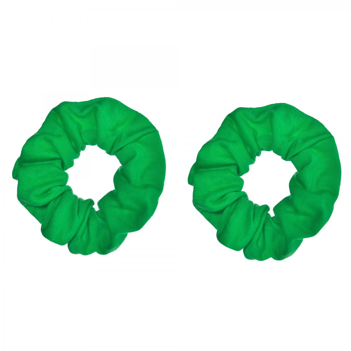 Green Hair Scrunchies 2 pk