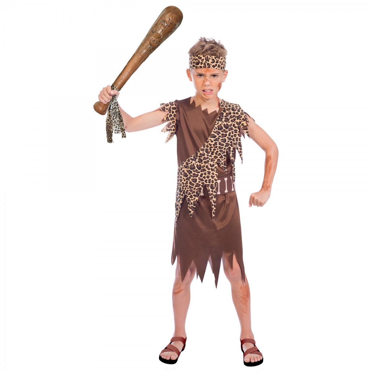 Caveboy Boy's Costume 8-10 Years