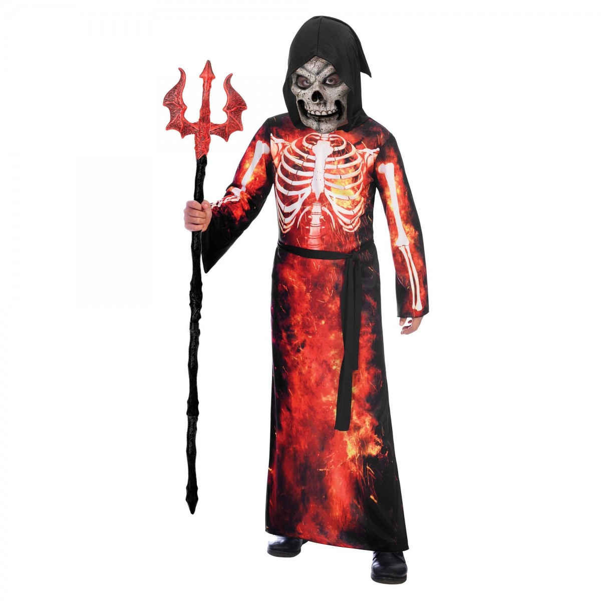 Fire Reaper Unisex Kid's Costume 10-12 Years