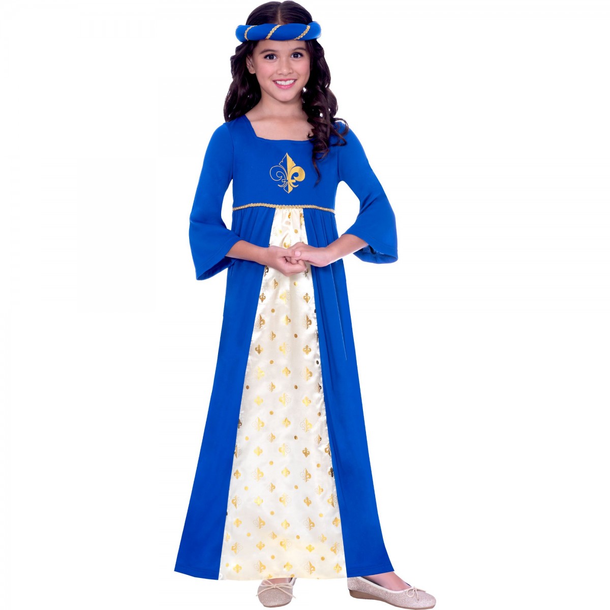 Tudor Princess Blue Girl's Costume 8-10 Years