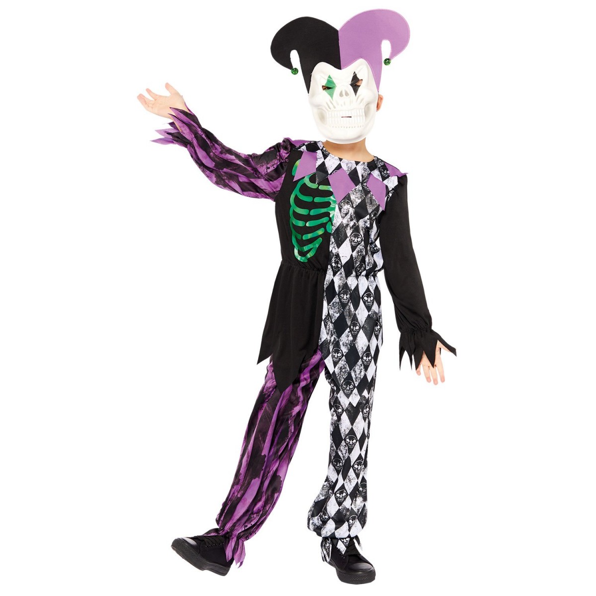 Jester Boy's Costume 6-8 Years
