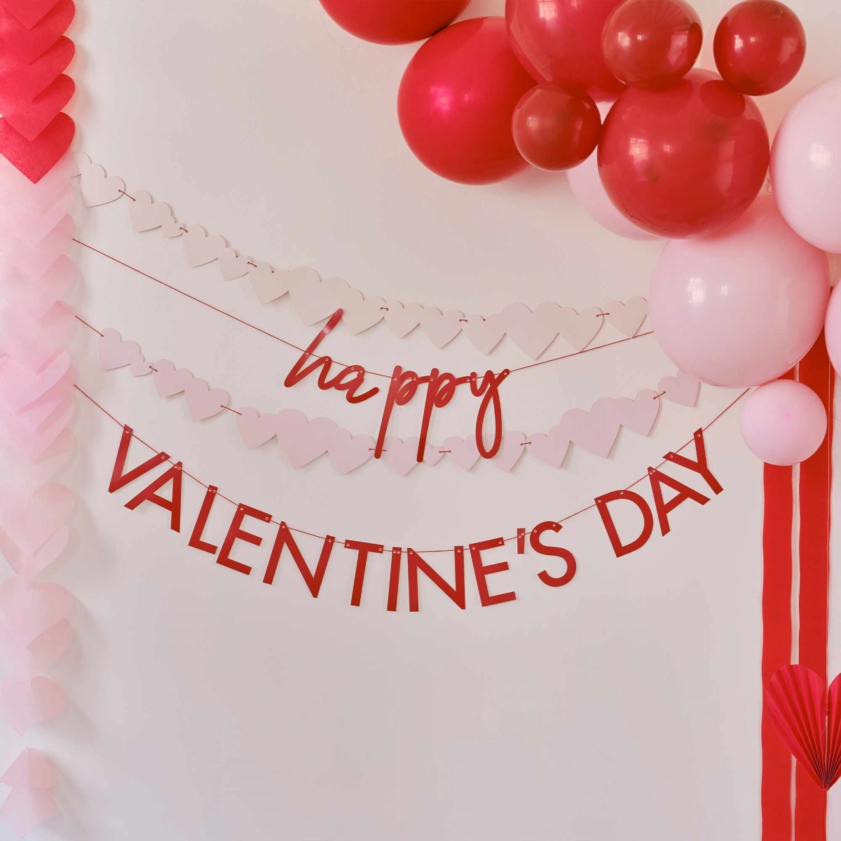 Happy Valentine's Day Be Mine Bunting Banner