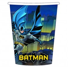 Batman Paper Cups 266ml Pack of 8