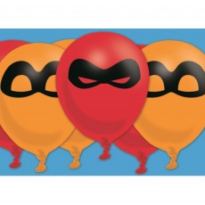 Incredibles 2 Latex Balloons 30cm Pack of 6