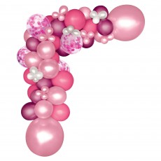 Pink Party Decorations - Garlands Balloon Garland Kit Pink