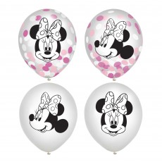 Minnie Mouse Party Decorations - Latex Balloons Forever & Confetti