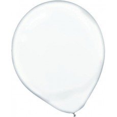 Jewel Clear Teardrop Latex Balloons 30cm 15 pk