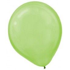 Pearl Kiwi Green Teardrop Latex Balloons 30cm 15 pk