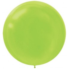 Kiwi Green Latex Balloons 60cm Pack of 4