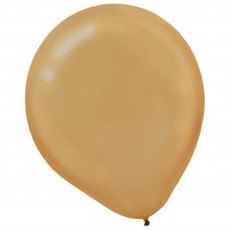 New Year Pearl Gold  Latex Balloons