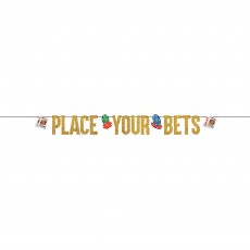 Casino Party Decorations Roll The Dice Ribbon Banners