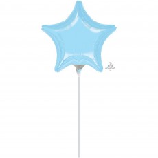 Star Pastel Blue Shaped Balloon 10cm