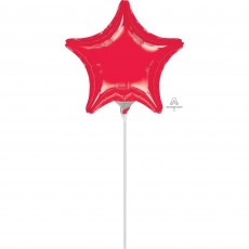 Star Red Shaped Balloon 10cm