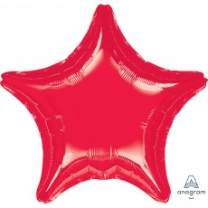 Star Red Jumbo Shaped Balloon