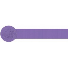 Purple Crepe Streamer 24m