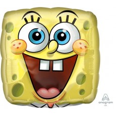 SpongeBob Square Pants Face Square Foil Balloon 45cm