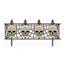 Halloween Party Supplies - Misc Decorations - Skull Fence