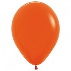 Fashion Orange Teardrop Latex Balloons 12cm 50 pk