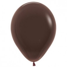 Brown Party Decorations - Latex Balloons Fashion Chocolate Brown 12cm
