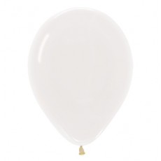 Crystal Clear Teardrop Latex Balloons 12cm 50 pk