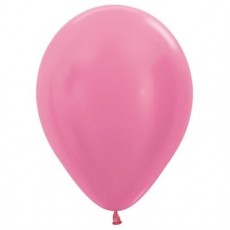 Magenta Satin Pearl Fuchsia  Latex Balloons