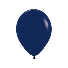 Fashion Navy Blue Teardrop Latex Balloons 12cm 50 pk