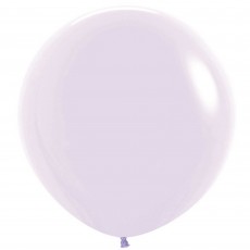 Lilac Party Decorations - Latex Balloons Pastel Matte Lilac 60cm