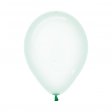 Green Crystal Pastel  Latex Balloons
