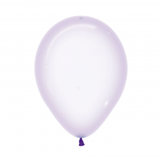 Lilac Party Decorations - Latex Balloons Crystal Pastel 30cm 100pk