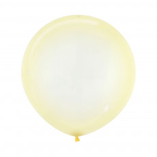 Yellow Crystal Pastel  Latex Balloons