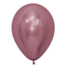 Pink Metallic Reflex  Latex Balloons