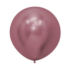 Pink Metallic Reflex  Latex Balloons