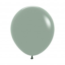 Green Pastel Dusk Laurel  Latex Balloons