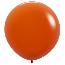 Orange Fashion Sunset  Latex Balloons