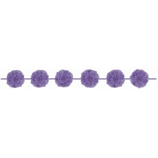 Lilac Party Decorations - Garlands Fluffy