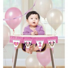Minnie Mouse 1st Birthday Fun To Be One High Chair Decorating Kit