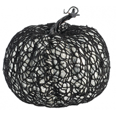 Halloween Party Supplies - Misc Decorations - Web Covered Pumpkin