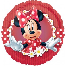 Minnie Mouse Mad about Minnie Round Foil Balloon 45cm