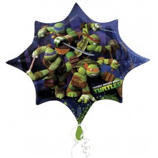 Teenage Mutant Ninja Turtles Shaped Balloon 88cm x 73cm