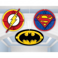 Justice League Party Decorations - Hanging Decorations Heroes Unite