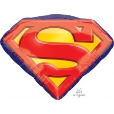 Superman SuperShape XL  Emblem Shaped Balloon