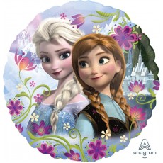 Disney Frozen Anna & Elsa Round Foil Balloon 45cm