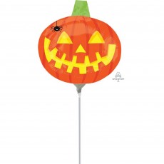 Halloween Party Supplies - Shaped Balloons - Mini Pumpkin with Spider