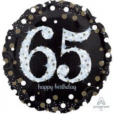 Happy Birthday Sparkling Birthday Standard Holographic Foil Balloon