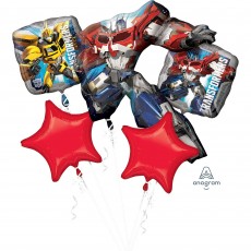 Transformers Bouquet Animated Design Foil Balloons Pack of 5
