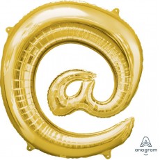 at Symbol Gold  Shaped Balloon