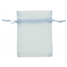 Silver Organza Favour Bags Pack of 24