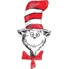 Dr Seuss Cat in the Hat Shaped Balloon 50cm x 106cm
