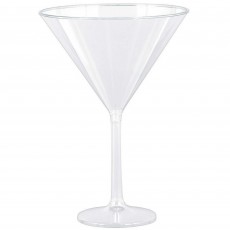 Clear Jumbo Martini Plastic Glass 739ml