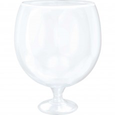 Clear Jumbo Goblet Drinking Plastic Glass 4lt